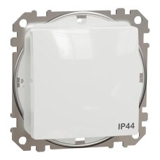 1 klavišo jungiklis Schneider Sedna Design SDD211+C4917101 (baltas, IP44)