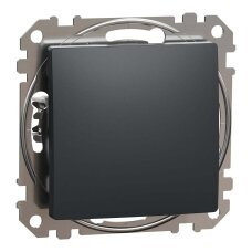 1 klavišo kryžminis perjungiklis Schneider Electric Sedna Design SDD114107 (antracitas)