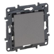 1 klavišo mygtukas Legrand Niloe Step 863409 (pilkas)