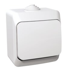 1 klavišo perjungiklis Schneider Cedar Plus WDE000560 (virštinkinis, baltas, 16A, 250V)
