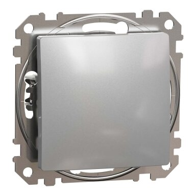 1 klavišo kryžminis perjungiklis Schneider Electric Sedna Design SDD113107 (aliuminis)