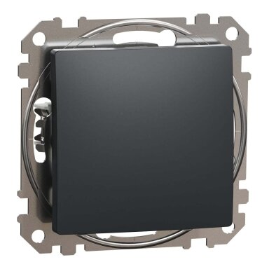 1 klavišo kryžminis perjungiklis Schneider Electric Sedna Design SDD114107 (antracitas)