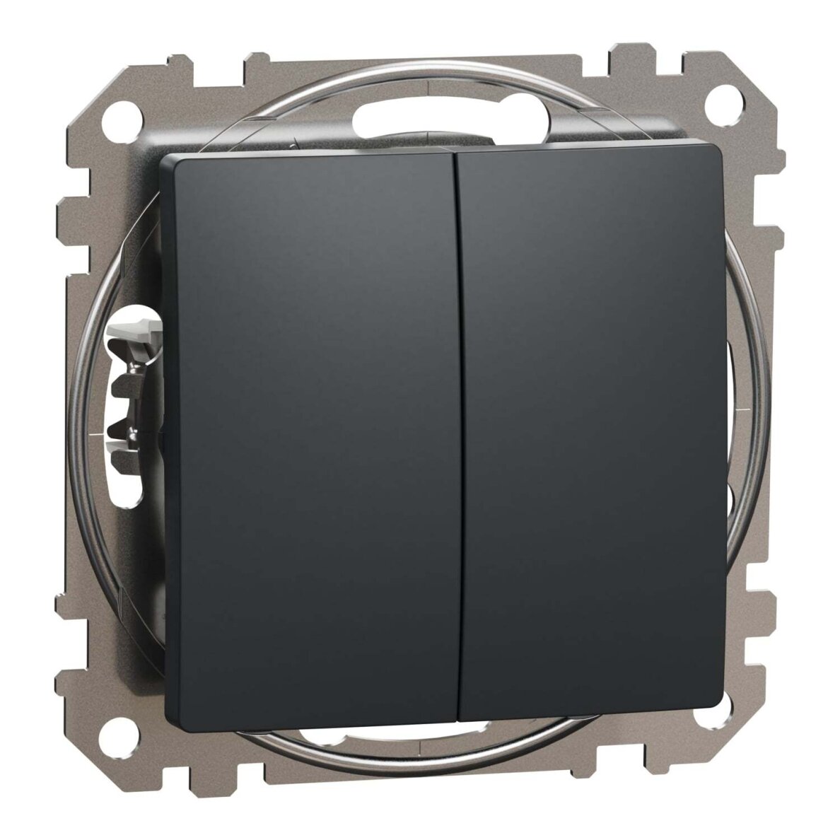 2 klavišų perjungiklis Schneider Electric Sedna Design SDD114108 (antracitas) 2 klavišų perjungiklis Schneider Electric Sedna Design SDD114108 (antracitas)