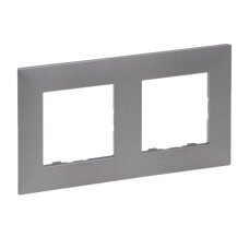 2 vietų rėmelis Legrand Niloe Step 863492 (pilkas)