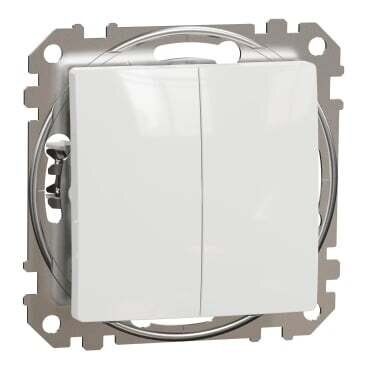2 klavišų perjungiklis Schneider Electric Sedna Design SDD111108 (baltas)