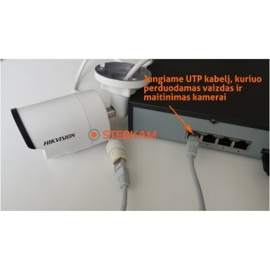 2 IP lauko/vidaus kamerų stebėjimo sistema 4 Mp, SK-IP39 2 IP lauko/vidaus kamerų stebėjimo sistema 4 Mp, SK-IP39