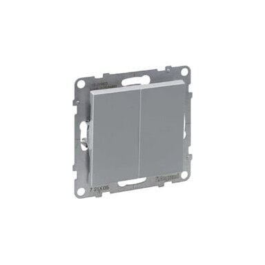 2 kl. mygtukas aliuminis SUNO Legrand 721317