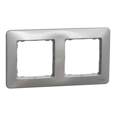 2 vietų rėmelis Schneider Electric Sedna Design SDD313802 (aliuminis)