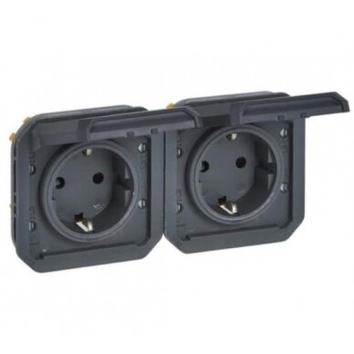2 v. kištukinio lizdo mechanizmas Legrand 069879L (Antracitas) 2 v. kištukinio lizdo mechanizmas Legrand 069879L (Antracitas)