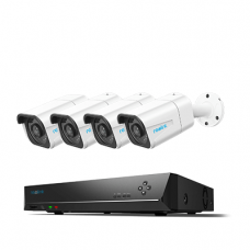4 lauko/vidaus kamerų stebėjimo sistema RLK8-800B4 – vaizdo kameros 8MP Reolink B800 ir NVR RLN8-410