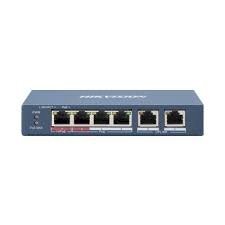6 prievadų, 4 PoE prievadų komutatorius Hikvision DS-3E0106HP-E 6 prievadų, 4 PoE prievadų komutatorius Hikvision DS-3E0106HP-E