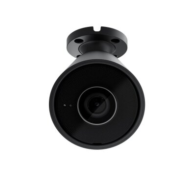 8 Megapikselių raiškos AJAX lauko/vidaus IP cilindrinė kamera BulletCam, F2.8 objektyvas, juoda, MicroSD, AI analitika, IR iki 35 metrų