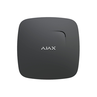 Ajax FireProtect Plus dūmų detektorius su temperatūros jutikliu (juodas)