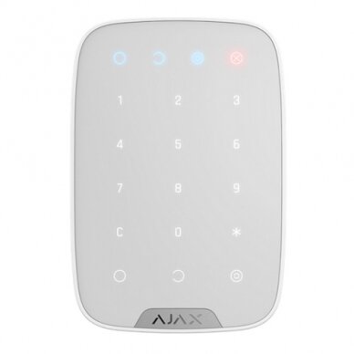 Ajax KeyPad Plus belaidė valdymo klaviatūra (balta) Ajax KeyPad Plus belaidė valdymo klaviatūra (balta)