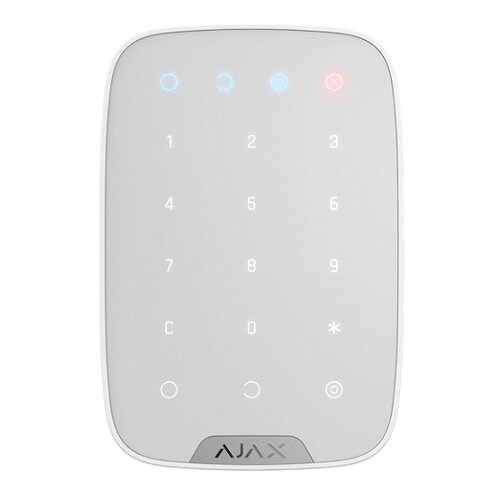 Ajax KeyPad Plus belaidė valdymo klaviatūra (balta) Ajax KeyPad Plus belaidė valdymo klaviatūra (balta)