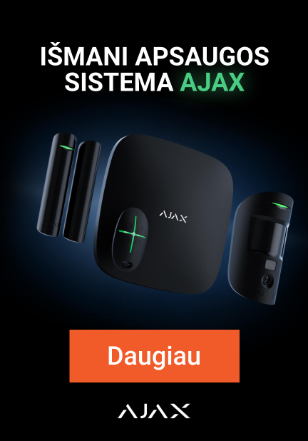 AJAX belaidės apsaugos sistemos