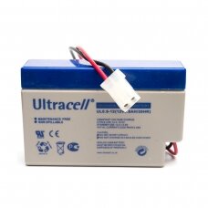 Akumuliatorius Ultracell UL0.8-12 (0.8 Ah, 12V)