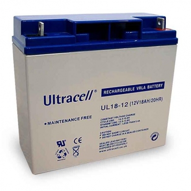 Akumuliatorius Ultracell UL18-12 Akumuliatorius Ultracell UL18-12