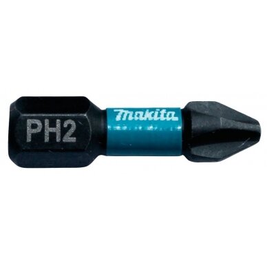 Atsuktuvo antgalis Makita B-63616 PH2 (25mm, 2 vnt) Atsuktuvo antgalis Makita B-63616 PH2 (25mm, 2 vnt)