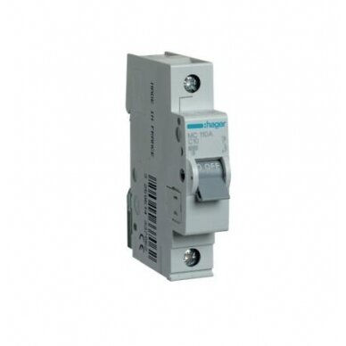 Automatinis jungiklis Hager MC110 (10A, 1P, 230V, 6kA) Automatinis jungiklis Hager MC110 (10A, 1P, 230V, 6kA)