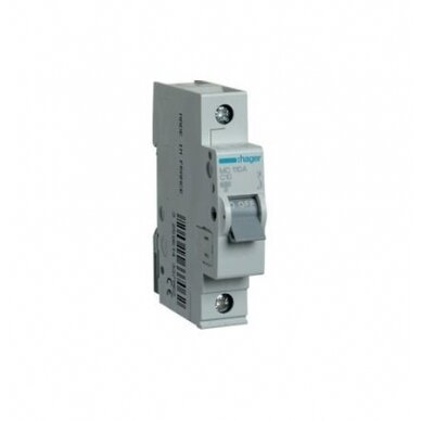 Automatinis jungiklis Hager MC116 (16A, 1P, 230V, 6kA) Automatinis jungiklis Hager MC116 (16A, 1P, 230V, 6kA)