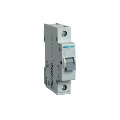 Automatinis jungiklis Hager MC150 (50A, 1P, 230V, 6kA) Automatinis jungiklis Hager MC150 (50A, 1P, 230V, 6kA)