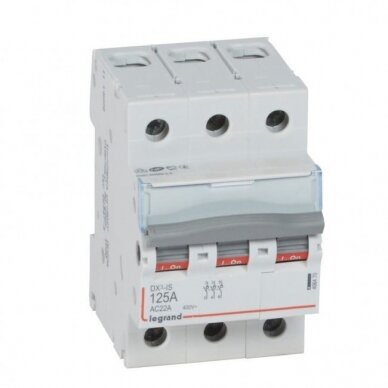Automatinis jungiklis MCB RX3 Legrand 406470 (125A, 3P, 230V, 6kA) Automatinis jungiklis MCB RX3 Legrand 406470 (125A, 3P, 230V, 6kA)