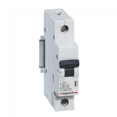 Automatinis jungiklis MCB RX3 Legrand 419134 (10A, 1P, 230V, 6kA) Automatinis jungiklis MCB RX3 Legrand 419134 (10A, 1P, 230V, 6kA)