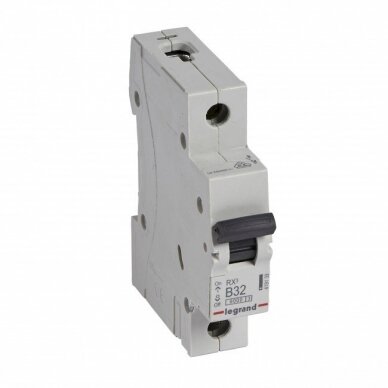 Automatinis jungiklis MCB RX3 Legrand 419139 (32A, 1P, 400V, 6kA) Automatinis jungiklis MCB RX3 Legrand 419139 (32A, 1P, 400V, 6kA)