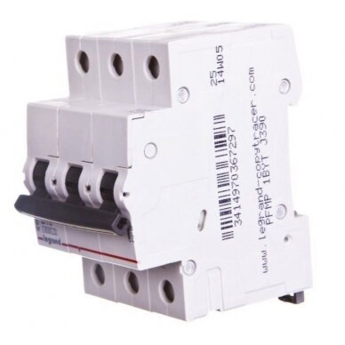 Automatinis jungiklis MCB RX3 Legrand 419167 (10A, 3P, 230V, 6kA) Automatinis jungiklis MCB RX3 Legrand 419167 (10A, 3P, 230V, 6kA)