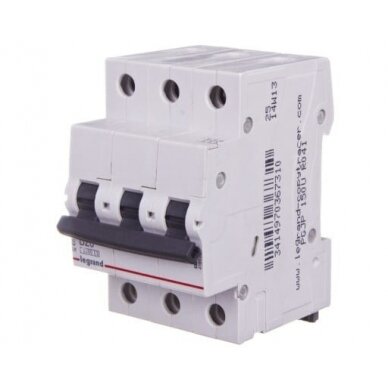 Automatinis jungiklis MCB RX3 Legrand 419236 (20A, 3P, 400V, 6kA) Automatinis jungiklis MCB RX3 Legrand 419236 (20A, 3P, 400V, 6kA)