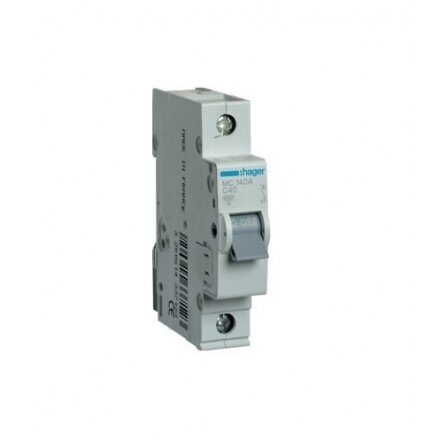 Automatinis jungiklis Hager MC140 (40A, 1P, 230V, 6kA) Automatinis jungiklis Hager MC140 (40A, 1P, 230V, 6kA)