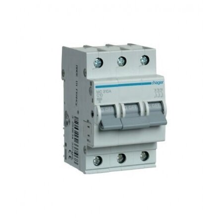 Automatinis jungiklis Hager MC363 (63A, 3P, 400V, 6kA) Automatinis jungiklis Hager MC363 (63A, 3P, 400V, 6kA)