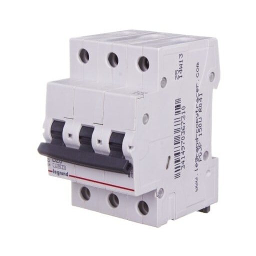 Automatinis jungiklis MCB RX3 Legrand 419236 (20A, 3P, 400V, 6kA) Automatinis jungiklis MCB RX3 Legrand 419236 (20A, 3P, 400V, 6kA)