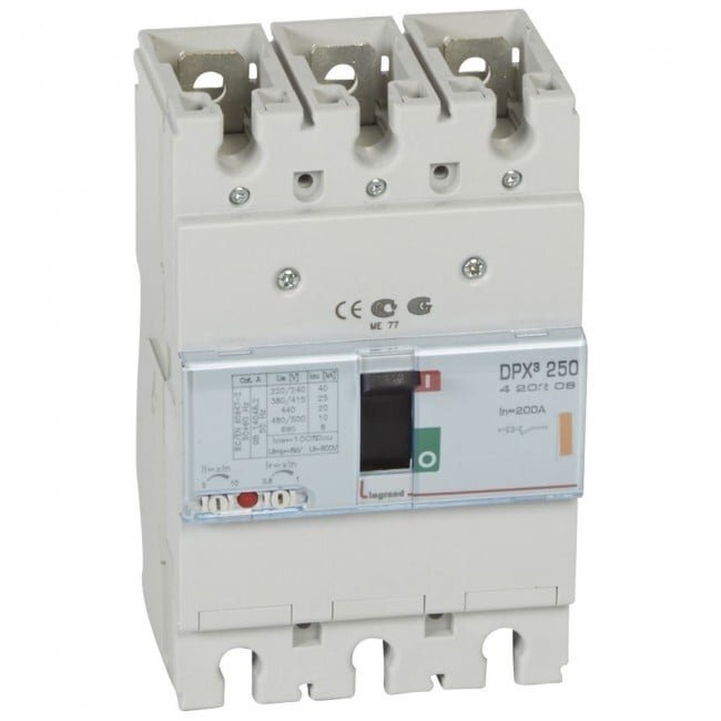 Automatinis jungiklis DPX3 250TM Legrand 420208 (200A, 3P, 25kA) Automatinis jungiklis DPX3 250TM Legrand 420208 (200A, 3P, 25kA)