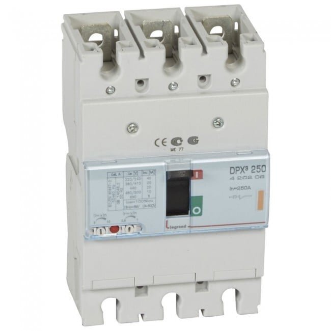 Automatinis jungiklis DPX3 250TM Legrand 420209 (250A, 3P, 25kA) Automatinis jungiklis DPX3 250TM Legrand 420209 (250A, 3P, 25kA)