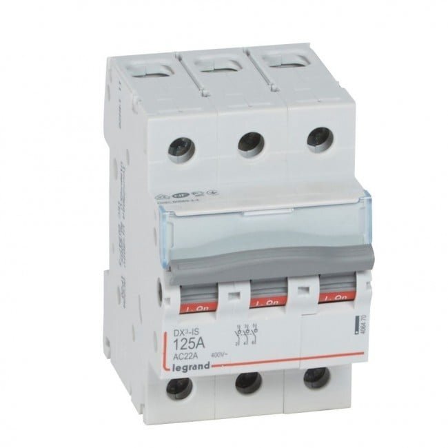 Automatinis jungiklis MCB RX3 Legrand 406470 (125A, 3P, 230V, 6kA) Automatinis jungiklis MCB RX3 Legrand 406470 (125A, 3P, 230V, 6kA)