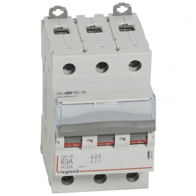 Automatinis jungiklis MCB RX3 Legrand 419241 (63A, 3P, 230V, 6kA) Automatinis jungiklis MCB RX3 Legrand 419241 (63A, 3P, 230V, 6kA)
