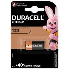 Baterija Duracell Lithium CR123 (1 vnt.)