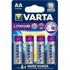 Baterija Varta Ultra Lithium L91 R6/AA (4 vnt.)