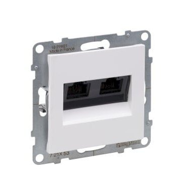 Baltas 2xRJ45 UTP 6 lizdas SUNO Legrand 721153