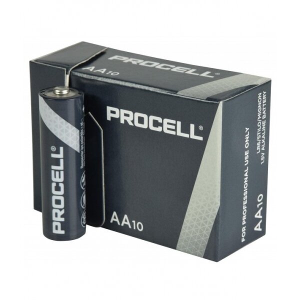 Baterija Duracell Alkaline Procell LR6/AA (10 vnt.) Baterija Duracell Alkaline Procell LR6/AA (10 vnt.)