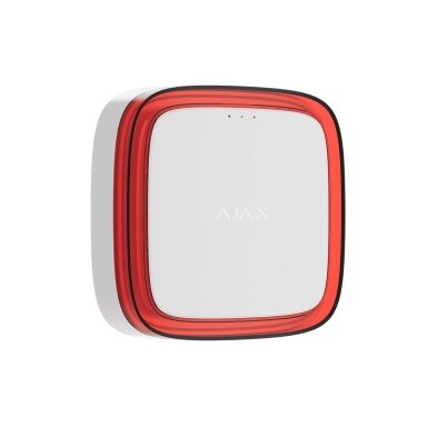 Bevielė sirena Ajax EN54 FireProtect (sounder/VAD) 118599.279.WH1 (balta, su blykste)