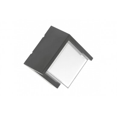 CANTI LED sieninis šviestuvas (pilkas, 12W, 1000lm, IP65, 4000K) GTV LD-CANTI12WKW-15 CANTI LED sieninis šviestuvas (pilkas, 12W, 1000lm, IP65, 4000K) GTV LD-CANTI12WKW-15