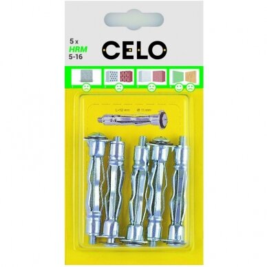 CELO HRM 4-24 ertmės tvirtinimas CELO HRM 4-24 ertmės tvirtinimas