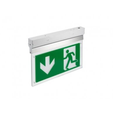 CORSO-1 LED evakuacinis šviestuvas prie sienos (3W, 6400K, IP 20, 350mAh) CORSO-1 LED evakuacinis šviestuvas prie sienos (3W, 6400K, IP 20, 350mAh)