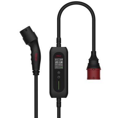 Elektromobilio nešiojamas įkroviklis Type 2 - CEE, 22kW, 6-32A, 3-fazis, 5m Elektromobilio nešiojamas įkroviklis Type 2 - CEE, 22kW, 6-32A, 3-fazis, 5m