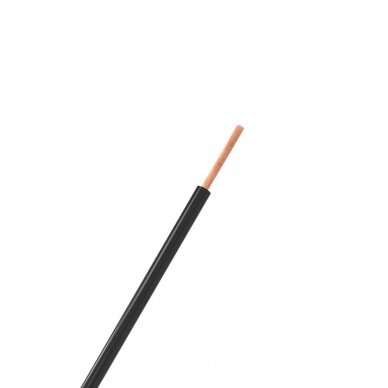 Elpar H07V-U (YDY) 1x10 mm2 vienagyslis laidas (monolitinis, juodas, 1 m) Elpar H07V-U (YDY) 1x10 mm2 vienagyslis laidas (monolitinis, juodas, 1 m)