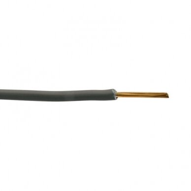 Elpar H07V-U (YDY) 1x4 mm2 vienagyslis laidas (monolitinis, juodas, 1 m) Elpar H07V-U (YDY) 1x4 mm2 vienagyslis laidas (monolitinis, juodas, 1 m)