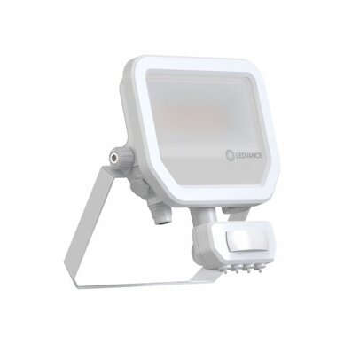 FLOODLIGHT LED prožektorius Ledvance 4099854309465 (baltas, 17W, 3000K, 2400lm, IP65, judesio daviklis) FLOODLIGHT LED prožektorius Ledvance 4099854309465 (baltas, 17W, 3000K, 2400lm, IP65, judesio daviklis)